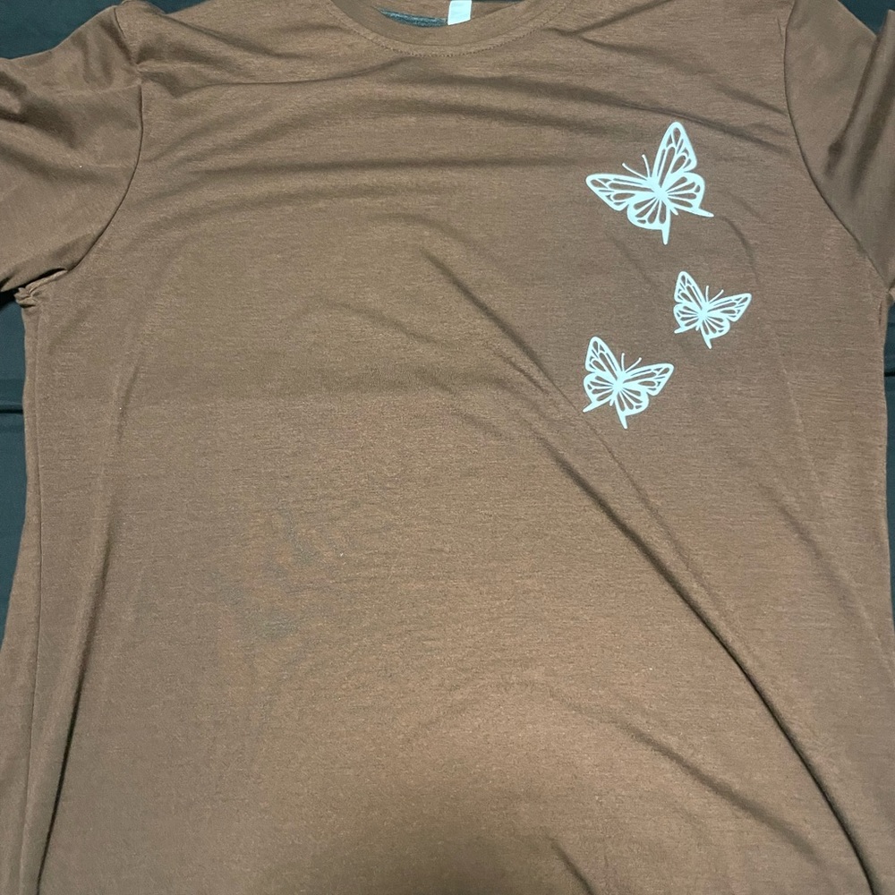 SHEIN Butterfly Tee